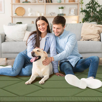 futon mattress#quilted_geometric