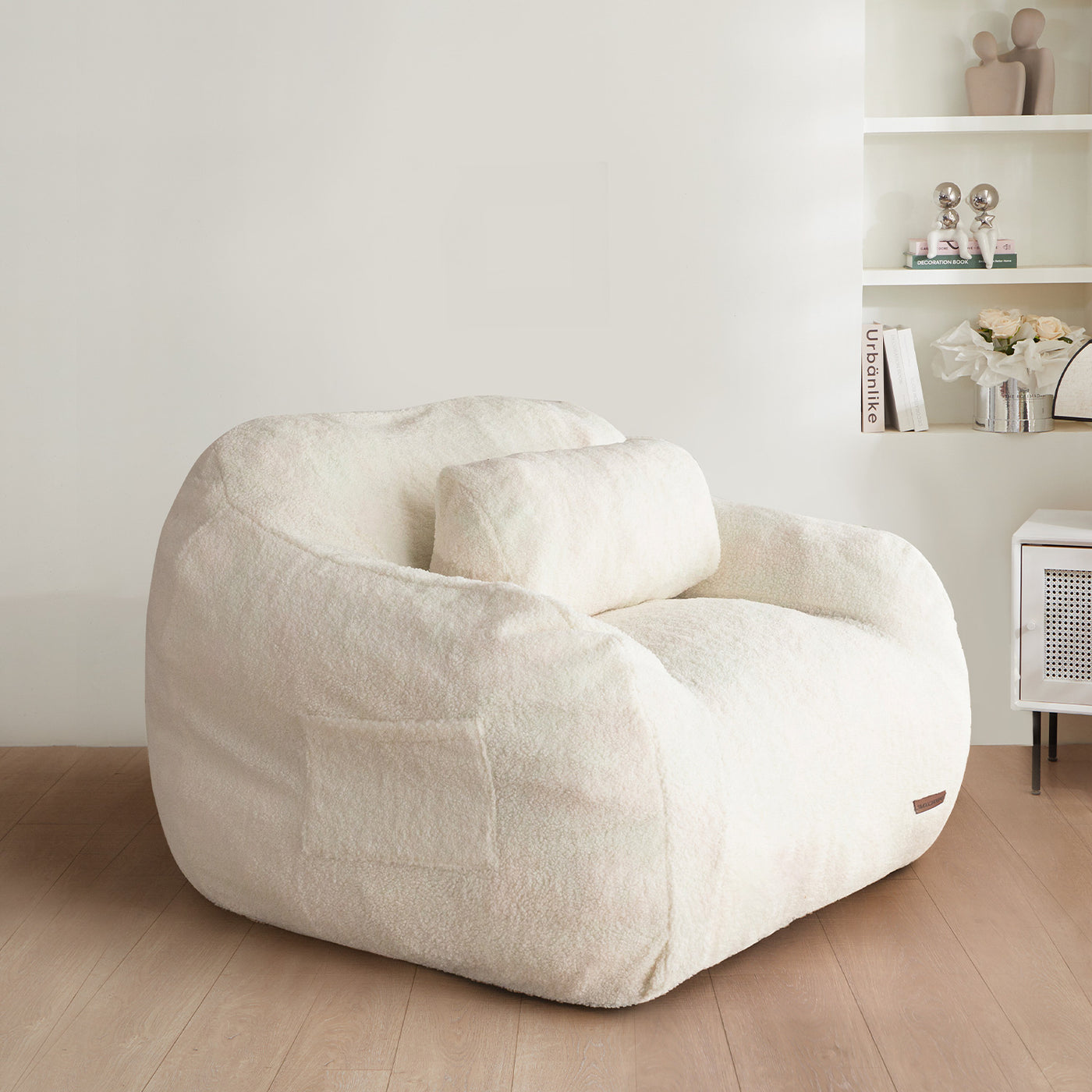 bean bag chair#color_beige