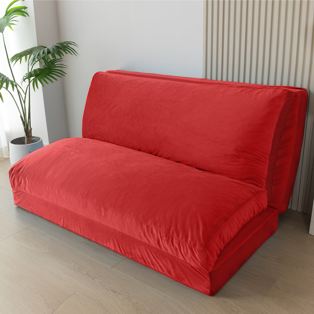 floor sofa bed#color_red