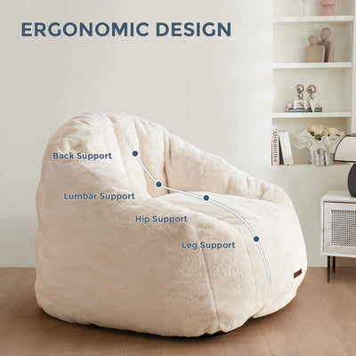 Bean bag chair#color_beige