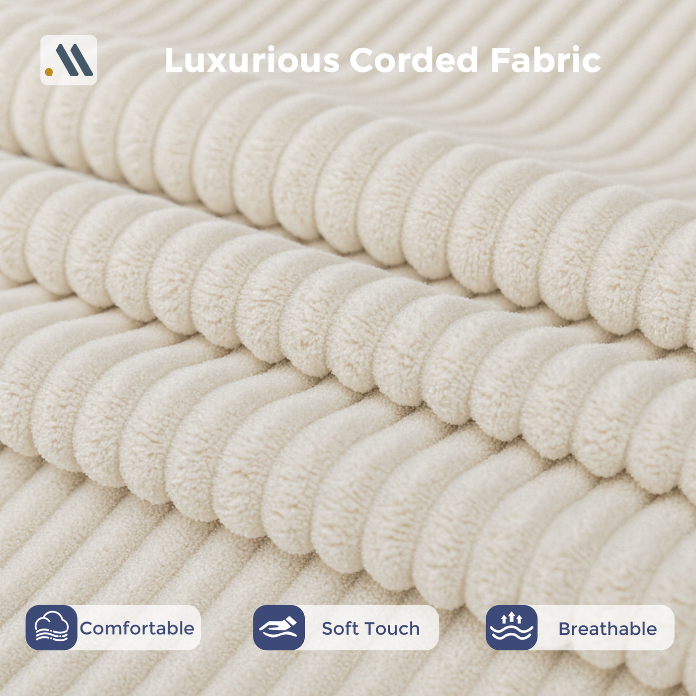 MAXYOYO Modular Sectional Sofa Couch, L Shaped Modern Cloud Couch with 1 Ottoman, Sofa in A Box, Tufted 4-Seat Boneless Sleeper Chair for Living Room, No Assembly Required, Beige