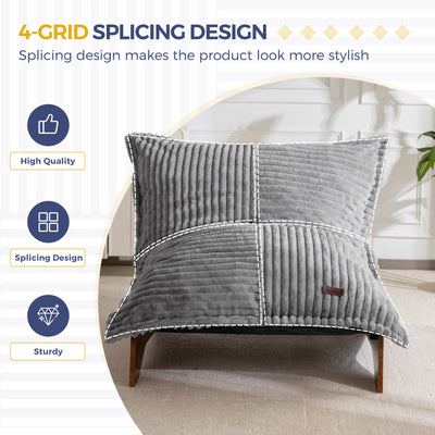 MAXYOYO Adjustable Living Room Chair, 3-Position Bean Bag Chair with Removable Cover, Upholstered Accent Chair with Frame, Soft Reclining Lounge for Bedroom, Apartment, Office