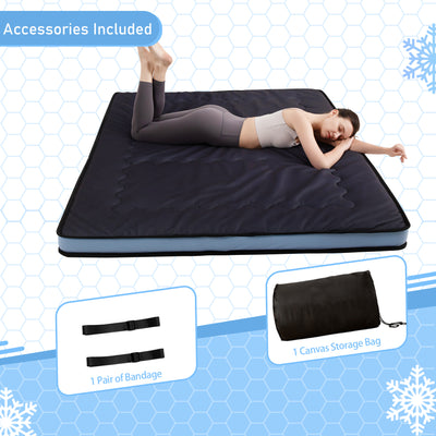 MAXYOYO Cooling Roll Up Floor Futon Mattresses, Black