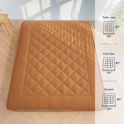 futon mattress#color_6inch-light-brown2