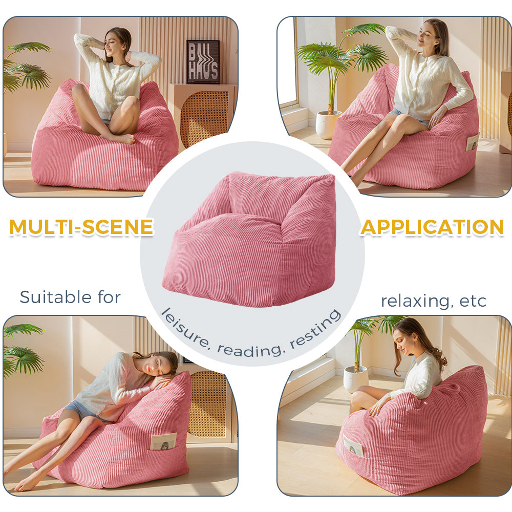 bean bag chair#color_pink