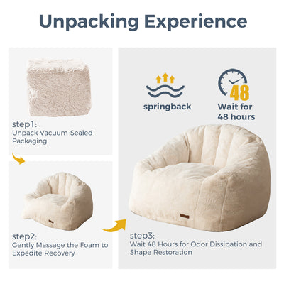 Bean bag chair#color_beige