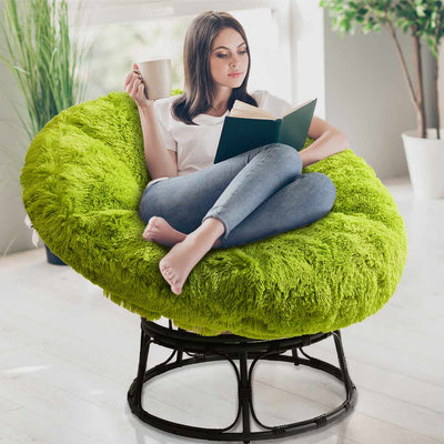 papasan cushion#color_green