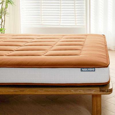 futon mattress#color_light-brown