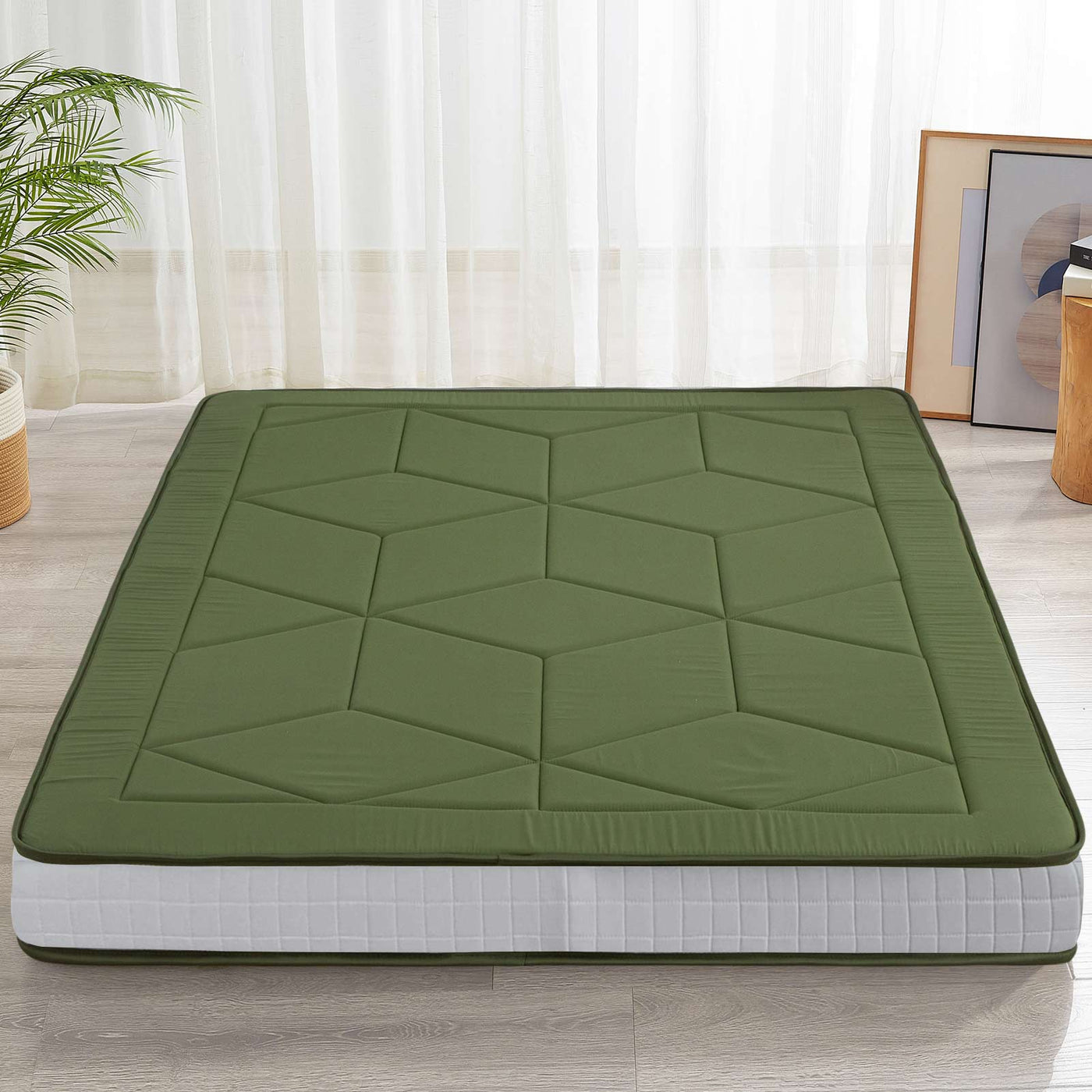 futon mattress#color_green