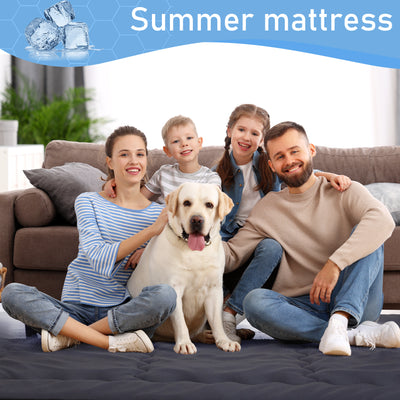 MAXYOYO Cooling Roll Up Floor Futon Mattresses, Black