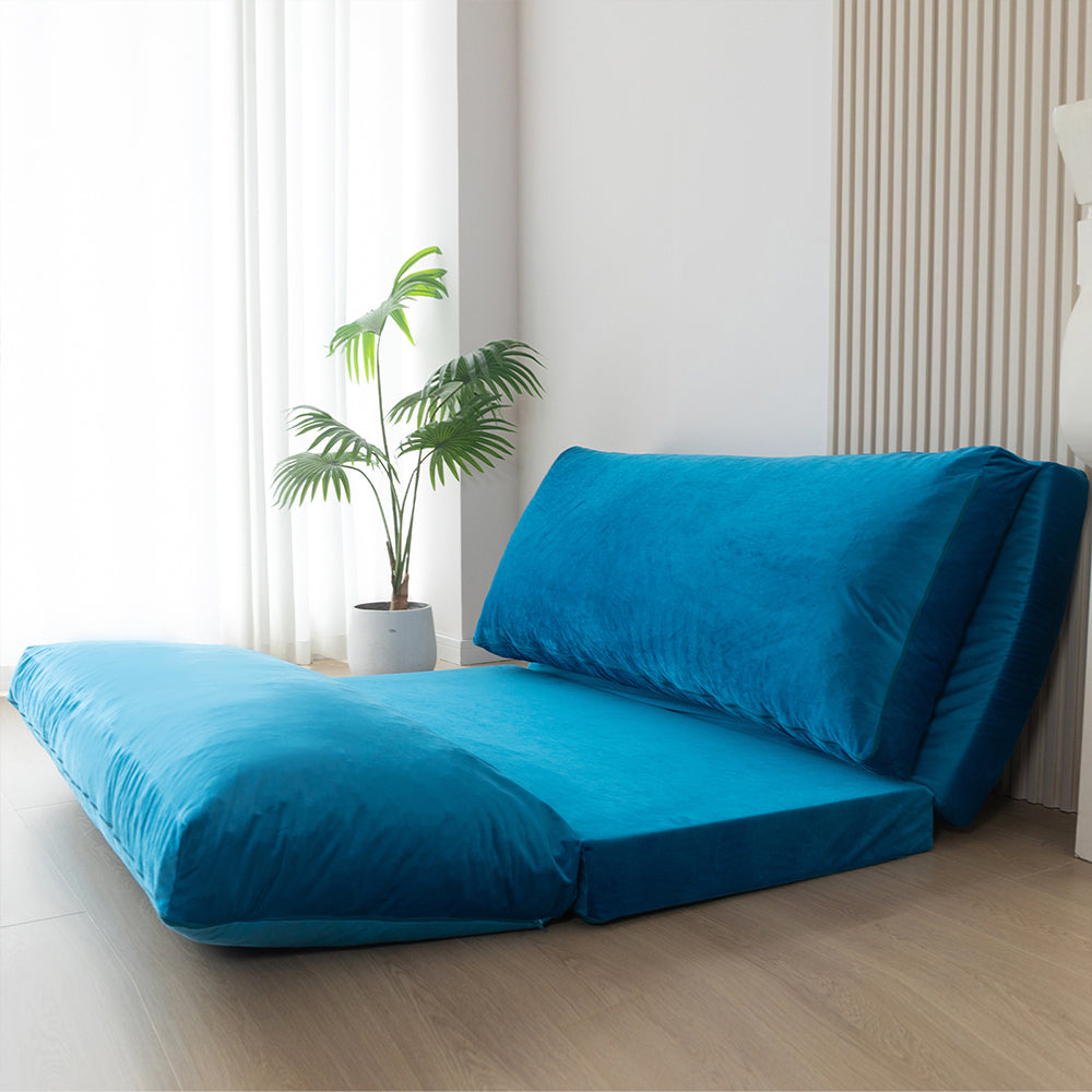 floor sofa bed#color_blue