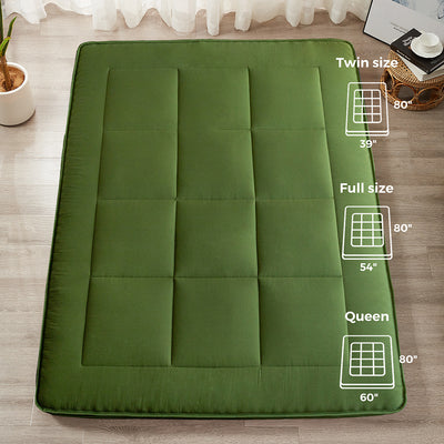 CloudCozy Elite 6" Futon Mattress, Green