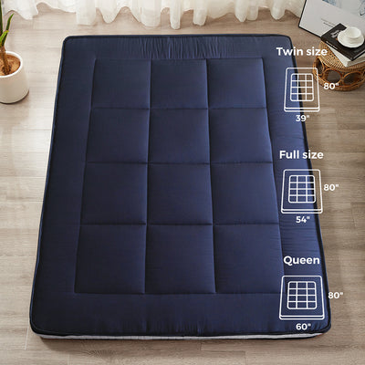 CloudCozy Elite 6" Futon Mattress, Navy