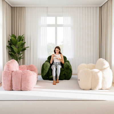 MAXYOYO Cloud Bean Bag Chair – Soft Floor Sofa for Adults, Single Floor Couch