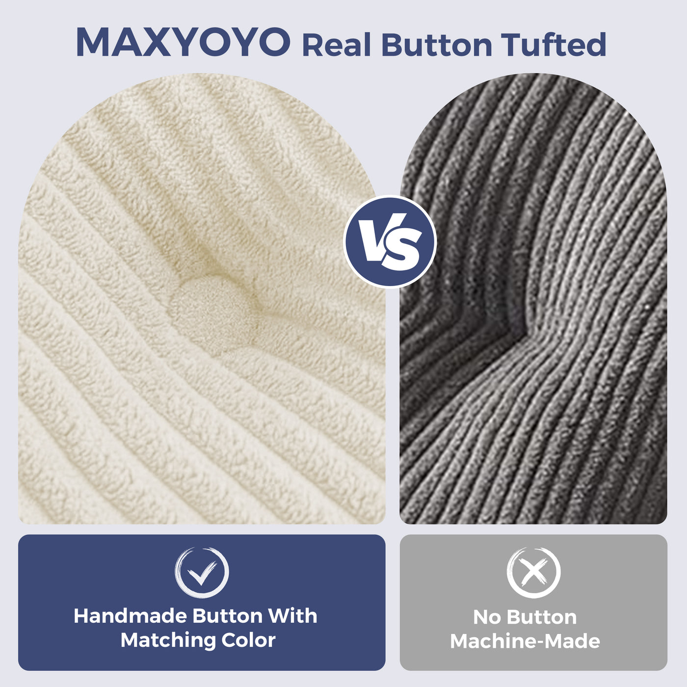 MAXYOYO Modular Sectional Sofa Couch, L Shaped Modern Cloud Couch with 1 Ottoman, Sofa in A Box, Tufted 4-Seat Boneless Sleeper Chair for Living Room, No Assembly Required, Beige