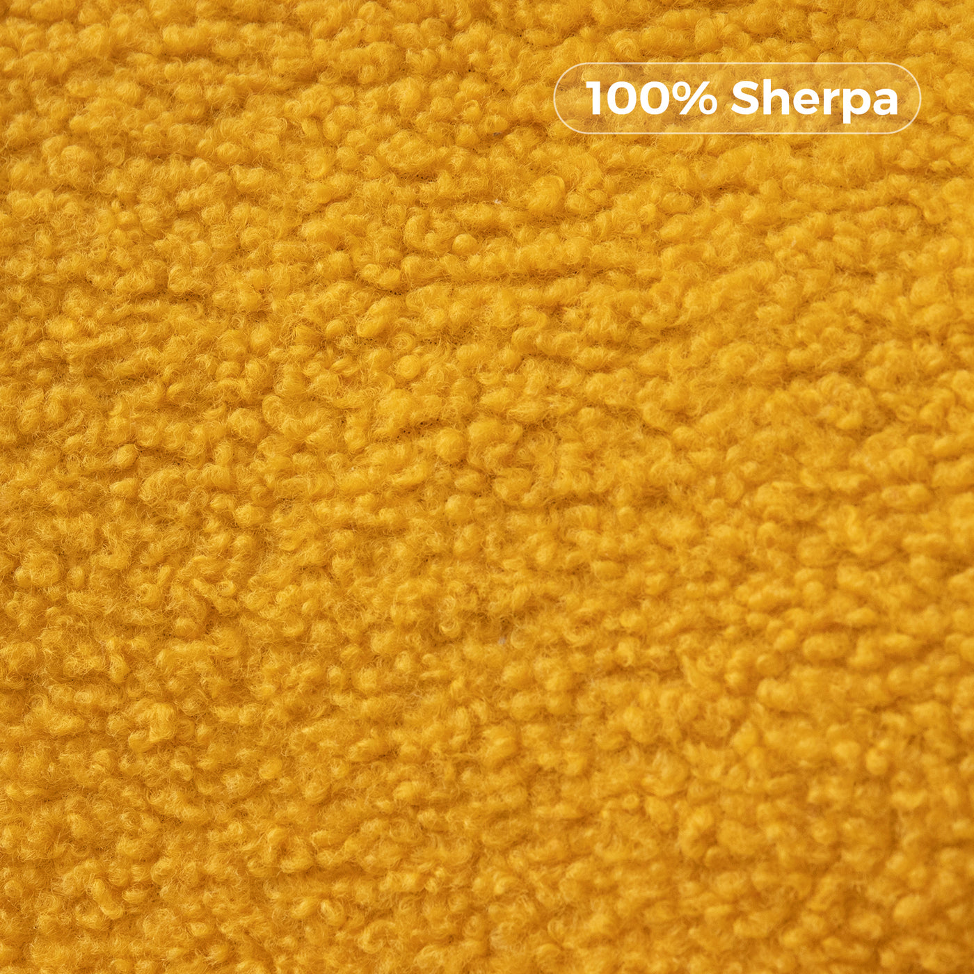MAXYOYO Kids Bean Bag Chair, Sherpa Bean Bag Couch with Decorative Edges for children's room (Lemon Yellow)