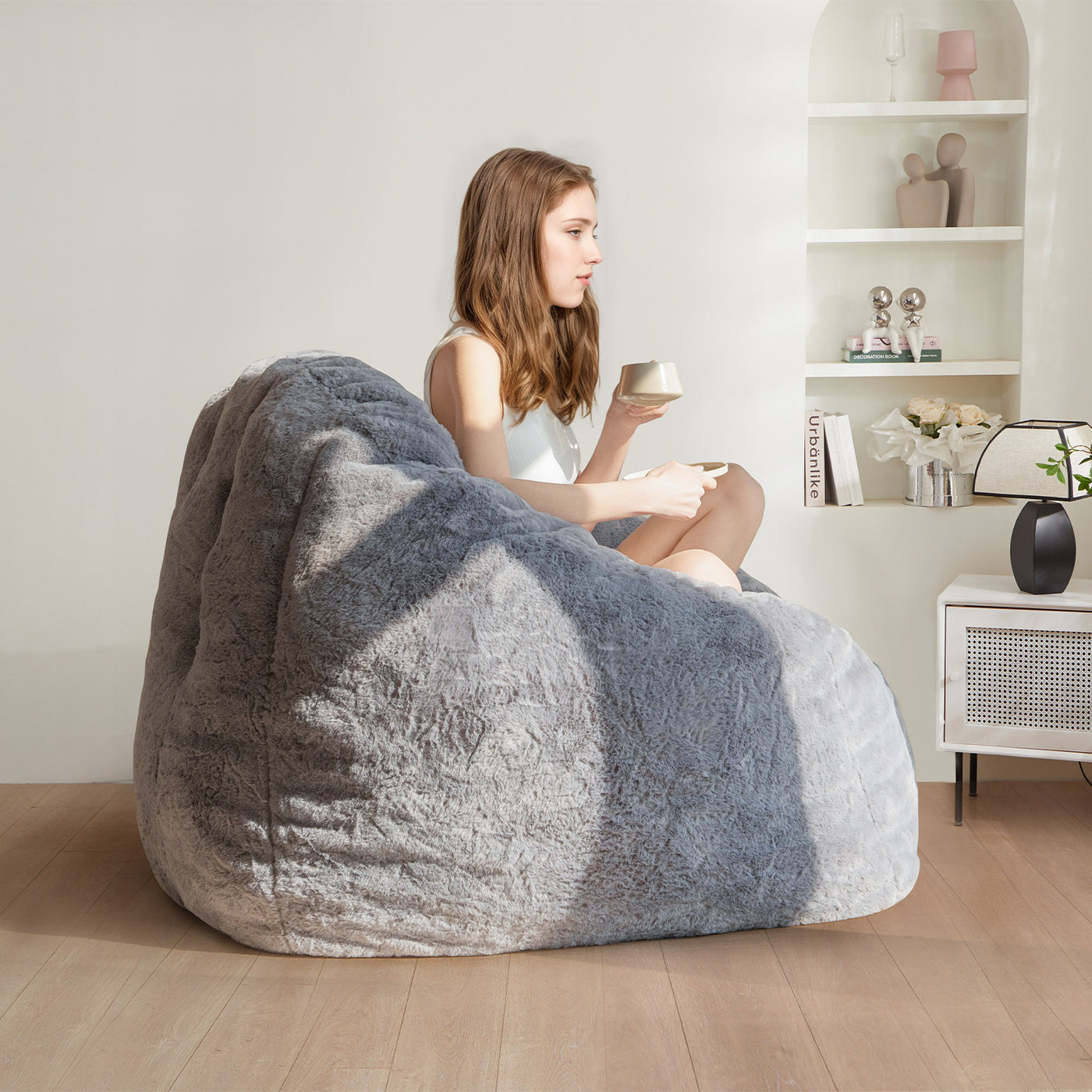 Bean bag chair#color_dark-grey