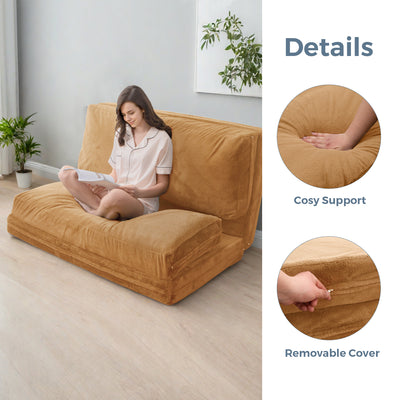 floor sofa bed#color_brown