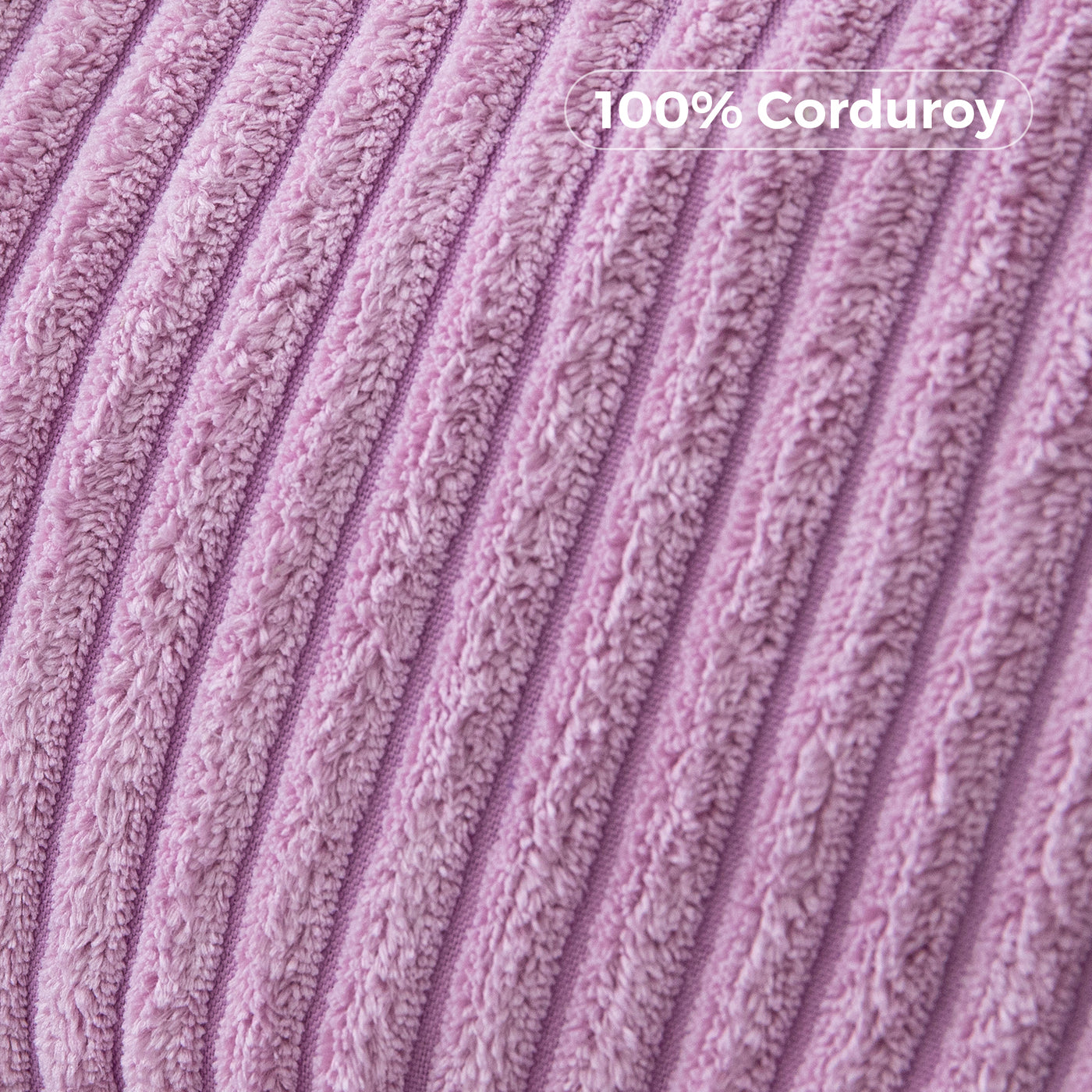 MAXYOYO Kids Bean Bag Chair, Corduroy Bean Bag Couch with Armrests for Children's Room (Purple)