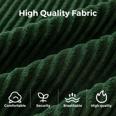 L Shaped Modular Sofa #color_green