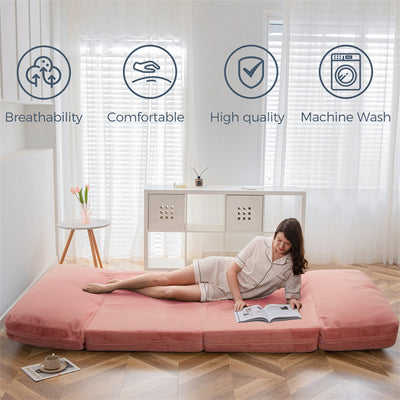 floor sofa bed#color_pink