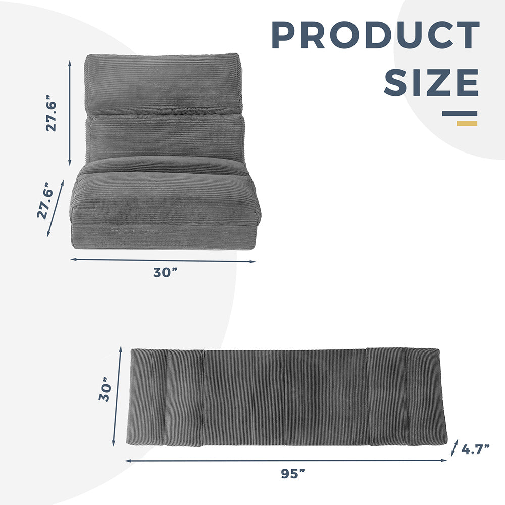 bean bag sofa bed#size_single-30x95-inch