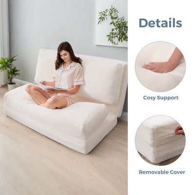 floor sofa bed#color_cream-white