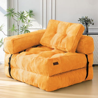 bean bag sofa bed#color_orange