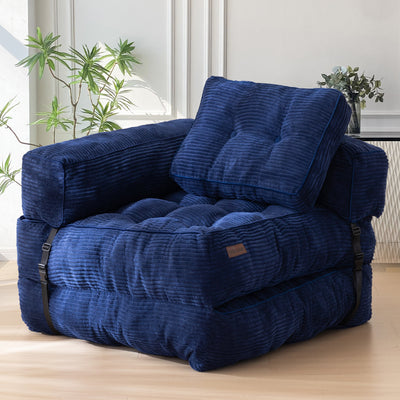 bean bag sofa bed#color_navy