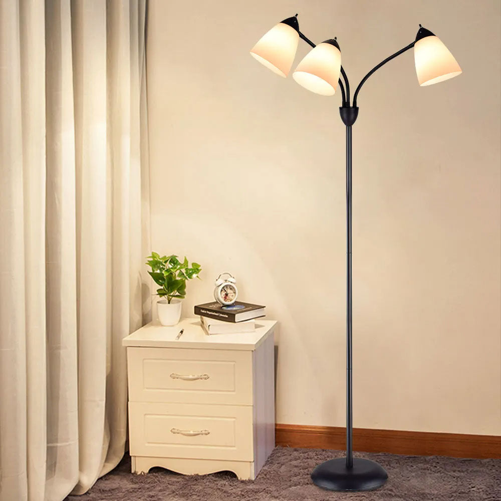 65" Gooseneck Floor Lamp Flexible LED Adjustable Modern Floor Lamp