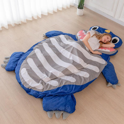 MAXYOYO Giant Cartoon Bean Bag Floor Bed, Plush Dinosaur Toy Bean Bag Gift