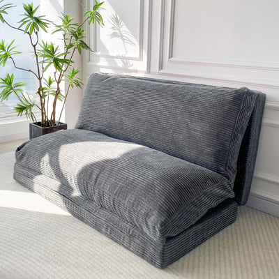 bean bag folding sofa#color_dark-grey