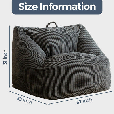 bean bag chair#color_dark-grey