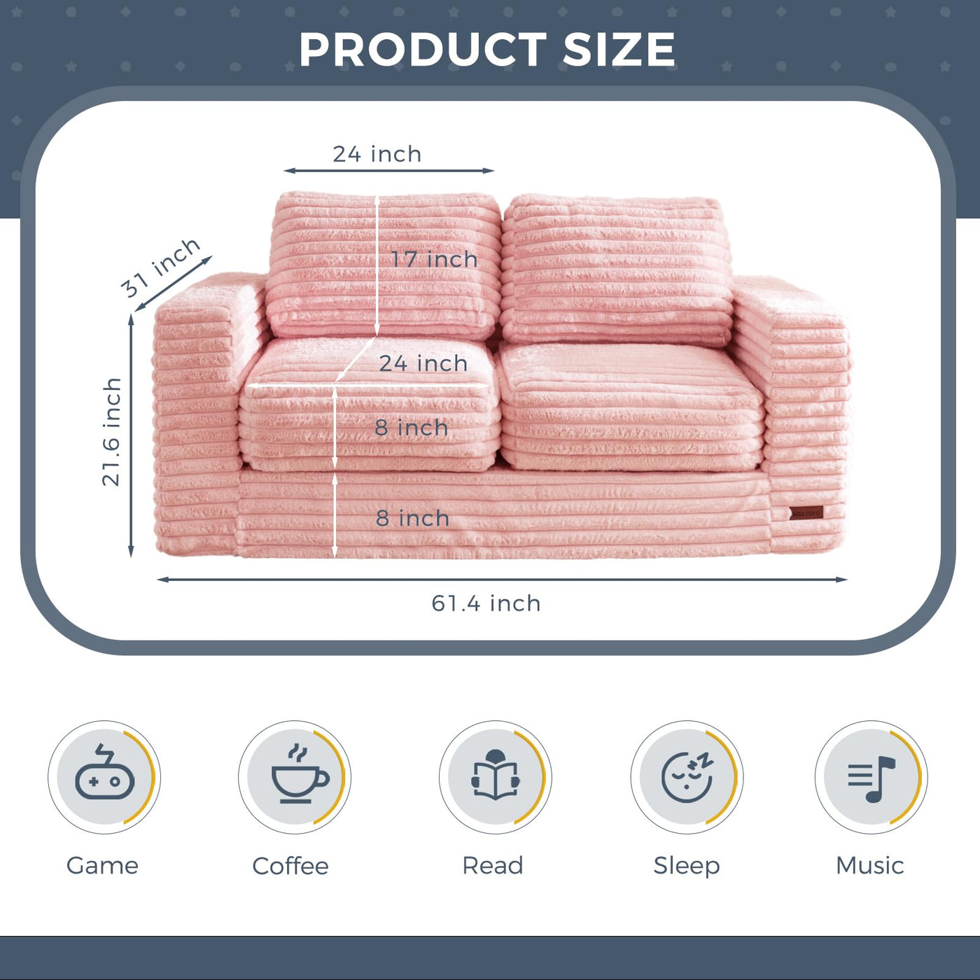 bean bag chair#color_pink