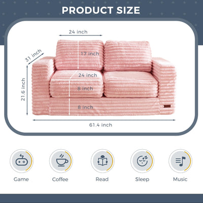 bean bag chair#color_pink