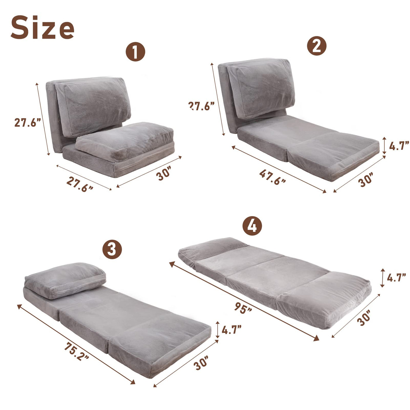 bean bag bed#color_grey