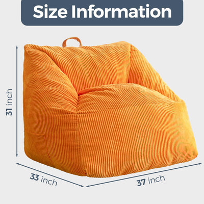 bean bag chair#color_orange