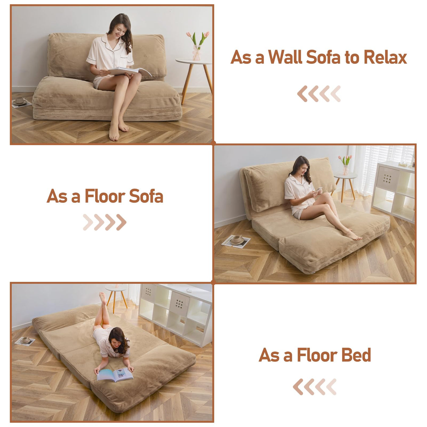 floor sofa bed#color_brown