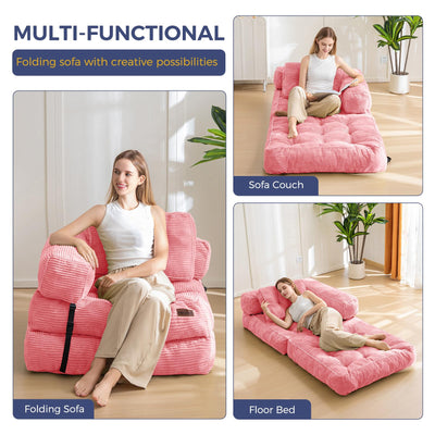 bean bag sofa bed#color_pink
