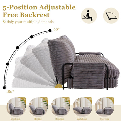 bean bag sofa bed#color_grey