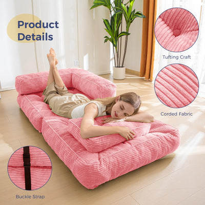 bean bag sofa bed#color_pink