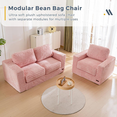 bean bag chair#color_pink