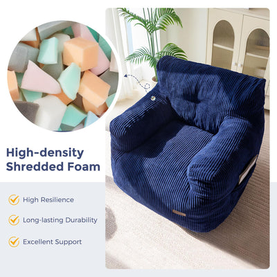 bean bag chair#color_navy