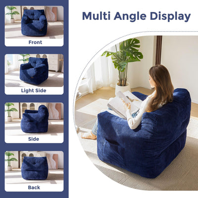 bean bag chair#color_navy