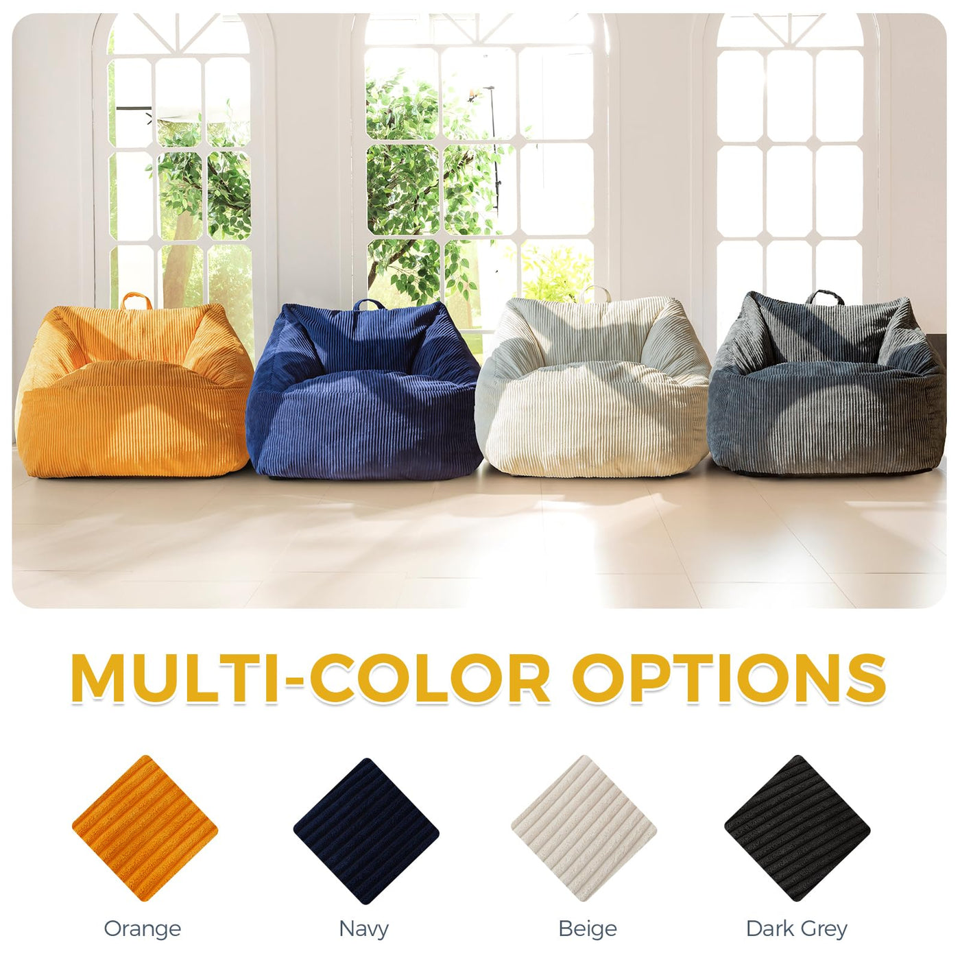 bean bag chair#color_beige
