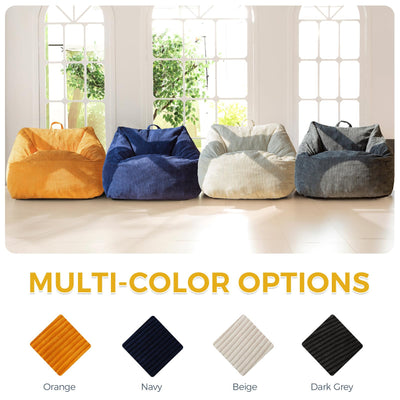 bean bag chair#color_beige