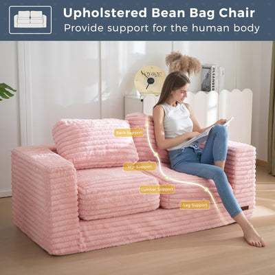 bean bag chair#color_pink