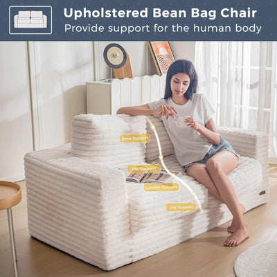 bean bag chair#color_white