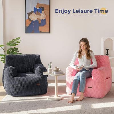 bean bag chair#color_dark-grey