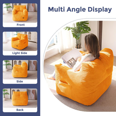 bean bag chair#color_orange